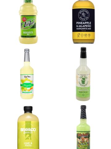 different bottles and cans of 汽车投诉网 mixes