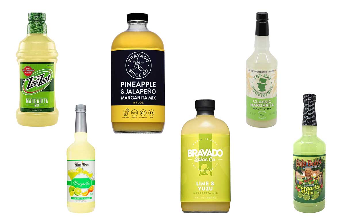 different bottles and cans of 日本丰满熟妇乱子伦 mixes