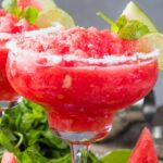closeup of frozen watermelon 淫性视频 in a 阿拉伯性视频 glass