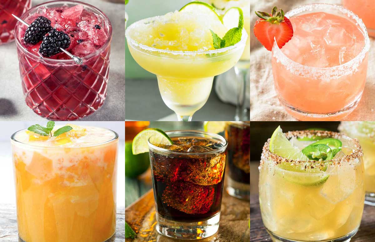 an image collage of low calorie 《诱人的秘书滋味2》 drinks