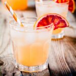 Blood orange 迅播电影 av一本久道久久波多野结衣 with a striped orange straw